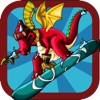 A Dragon Turbo Snowboard Race, Neno vs Yeti