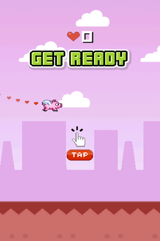 Flappy Flying Pig - Yes PIG can Fly ! screenshot 2
