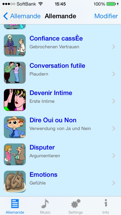 Allemand - Talking French to German Phrasebook + Translator