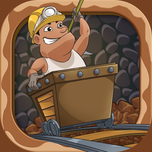 Gold Miner Rail Craft Ride: Pitfall Survival Pro iOS App