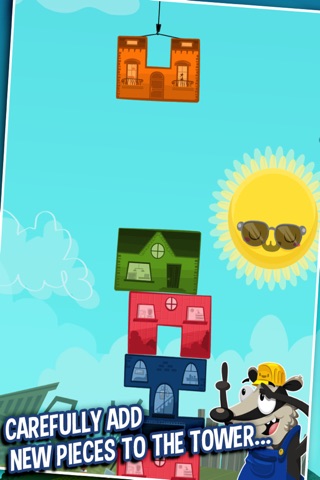 Wombi Tower - a puzzle construction game for kids screenshot 3