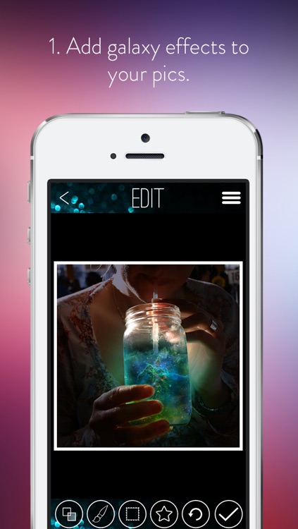 Galaxy Space Effects - Beautiful.ly Edit, Blend-er & Ajust Comet Astronomy Over-lays or Templates