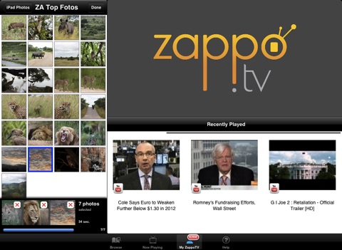 ZappoTV HD screenshot 3