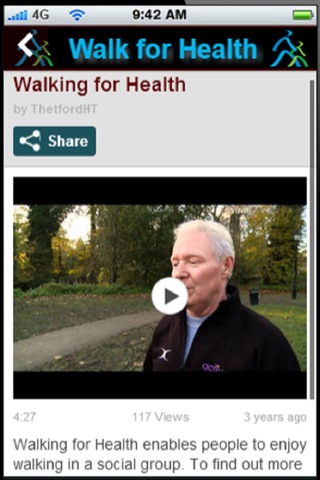 Walk for Health:Walking for Health Informational App+ screenshot 4
