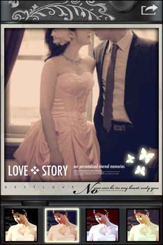 Скриншот из Beautiful Wedding - Camera And Photo Editor For Mixing Filters, Textures and Light Leaks