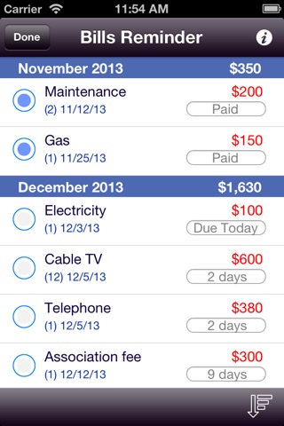 iAccount Pro - Checkbook, Spending, Income and Accounts Tracker screenshot 3