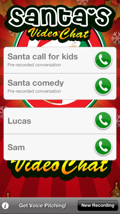 Santa's Video Chat