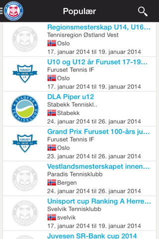 Tennis Norway screenshot 3