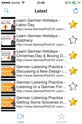 Learn German in Videos screenshot 3