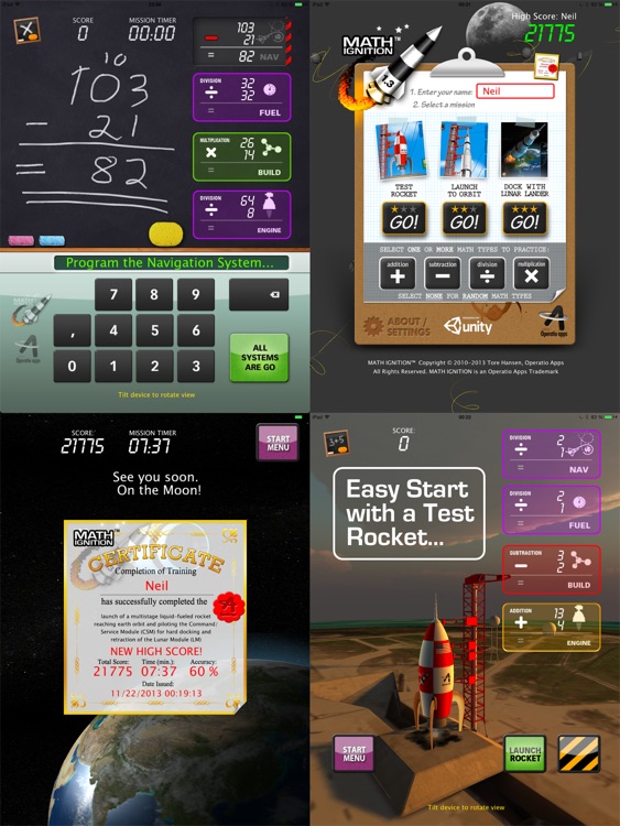 MATH IGNITION™ Launch, LM Dock & TLI [iPad edition] screenshot-3