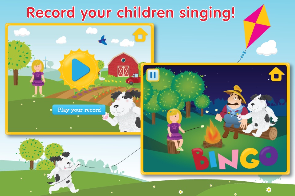 Kids Apps ∙ Bingo ABC alphabet phonics song. Interactive Nursery Rhymes with Karaoke music. screenshot 3