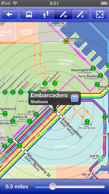San Francisco Metro - Map and route planner by Zuti screenshot-3
