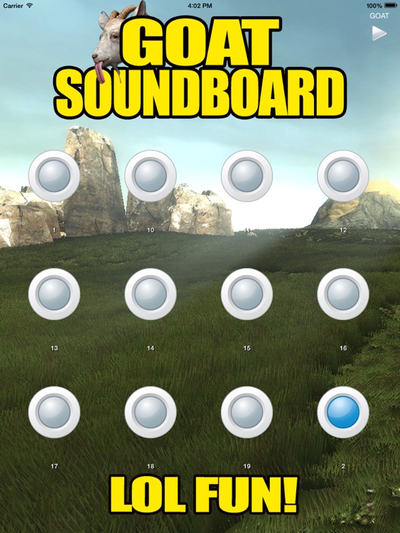 Goat Simulation Soundboard for iPad