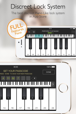 Secret Piano Icon FREE - Piano Lock Vault to Hide Private Photo.s Video.s and Disk Vault screenshot 2