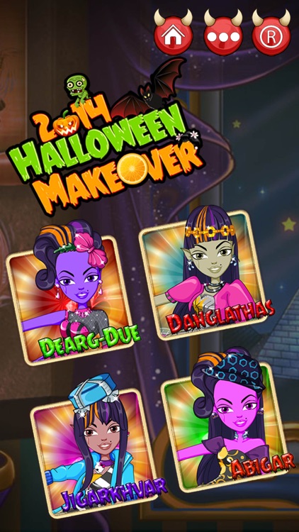 2014 halloween party Night makeover ,Spa ,Dress up