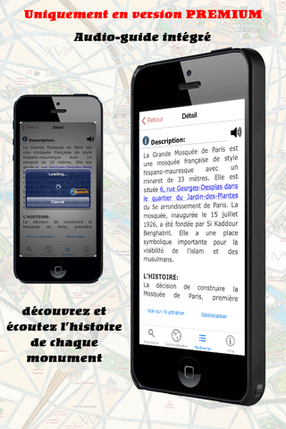 Paris découverte - plans, métros & monuments - Premium screenshot 3