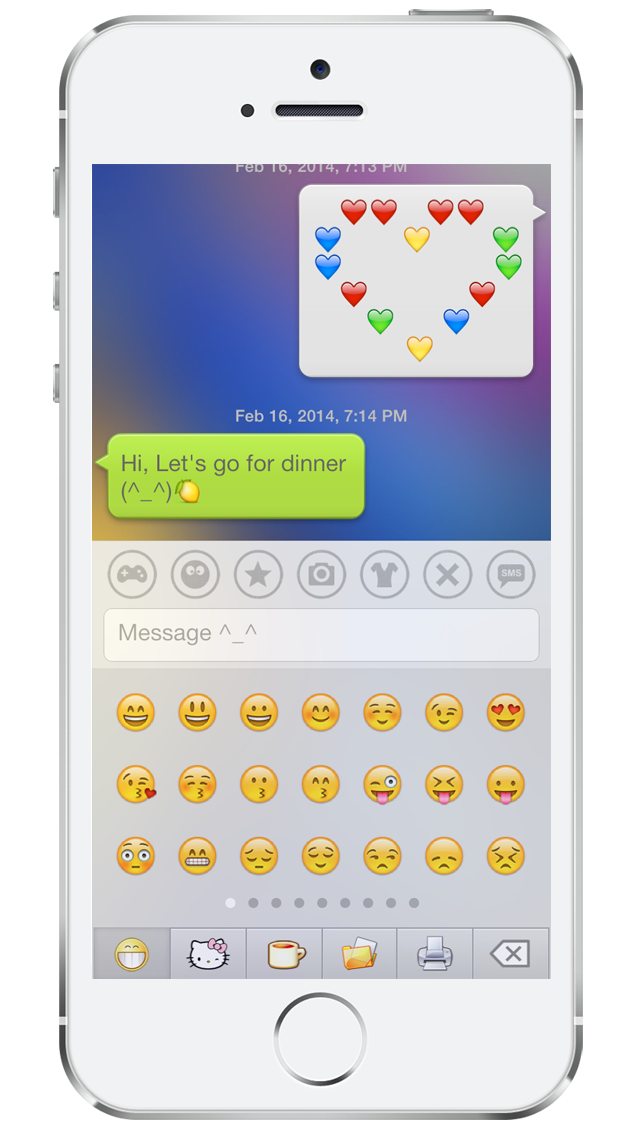 bubble emoji keyboard