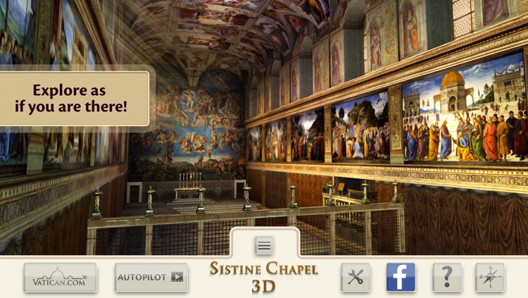 Sistine Chapel 3D Interactive Virtual Tour - Vatican City in Rome screenshot-4