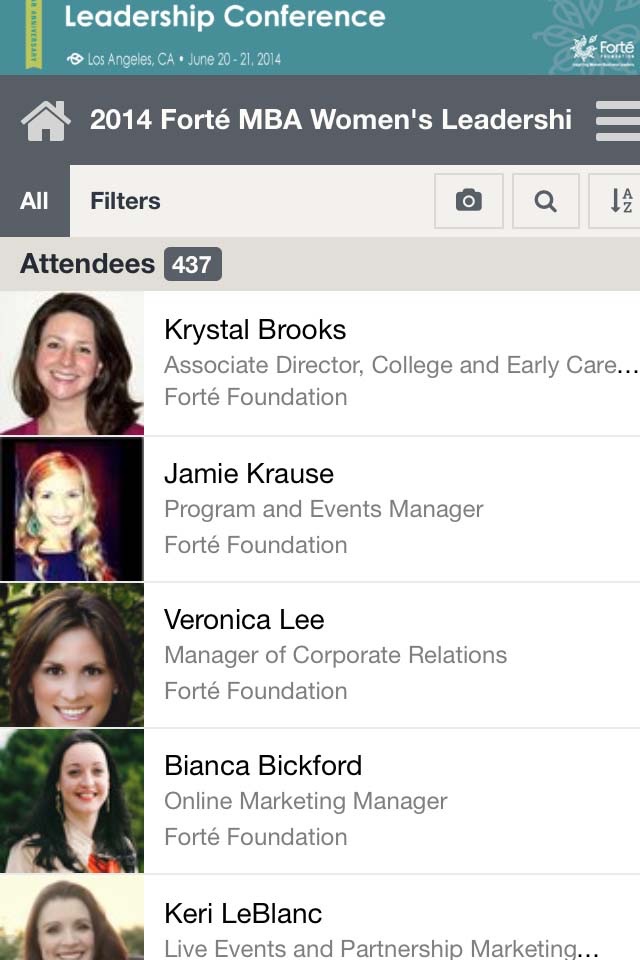 2014 Forté MBA Women's Leadership Conference screenshot 2