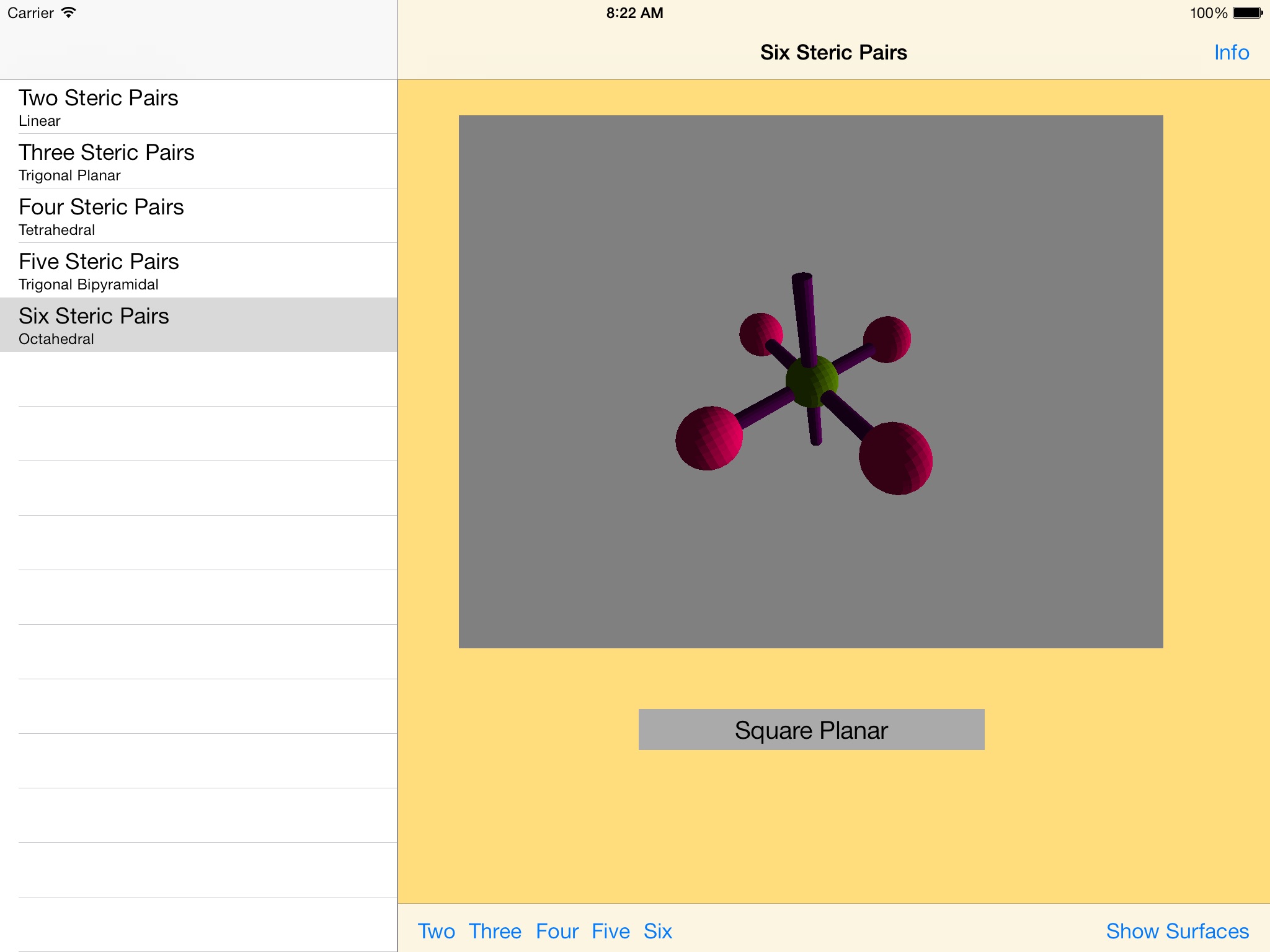 VSEPR screenshot 2