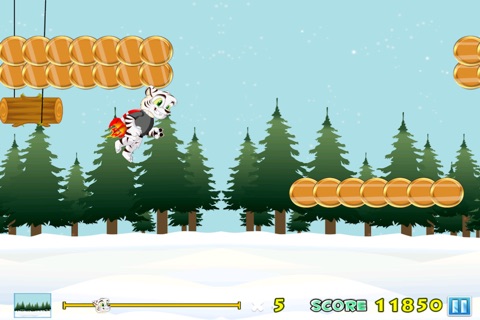 Baby White Tiger Running Dashing Race With Mittens The Super Sonic Cub Free screenshot 3