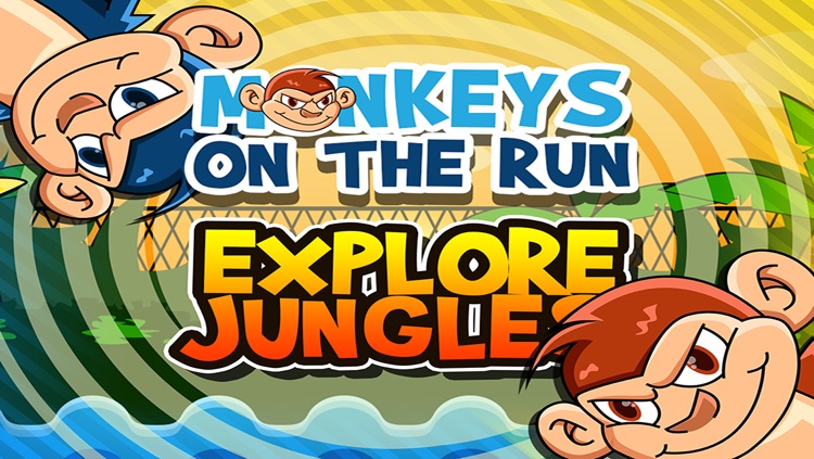 Smily Monkeys on the Run Free : Animal Jungle Running game