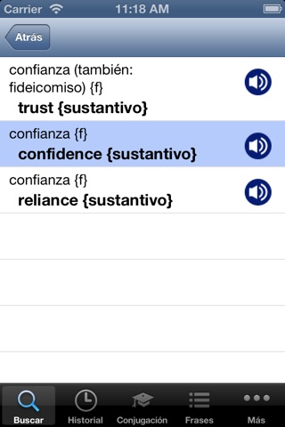 Diccionario Español Inglés con Pronunciación screenshot 2