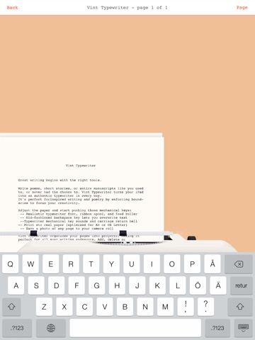 Vint Typewriter screenshot 3