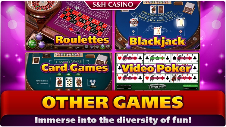 S&H Casino - FREE Premium Slots and Card Games