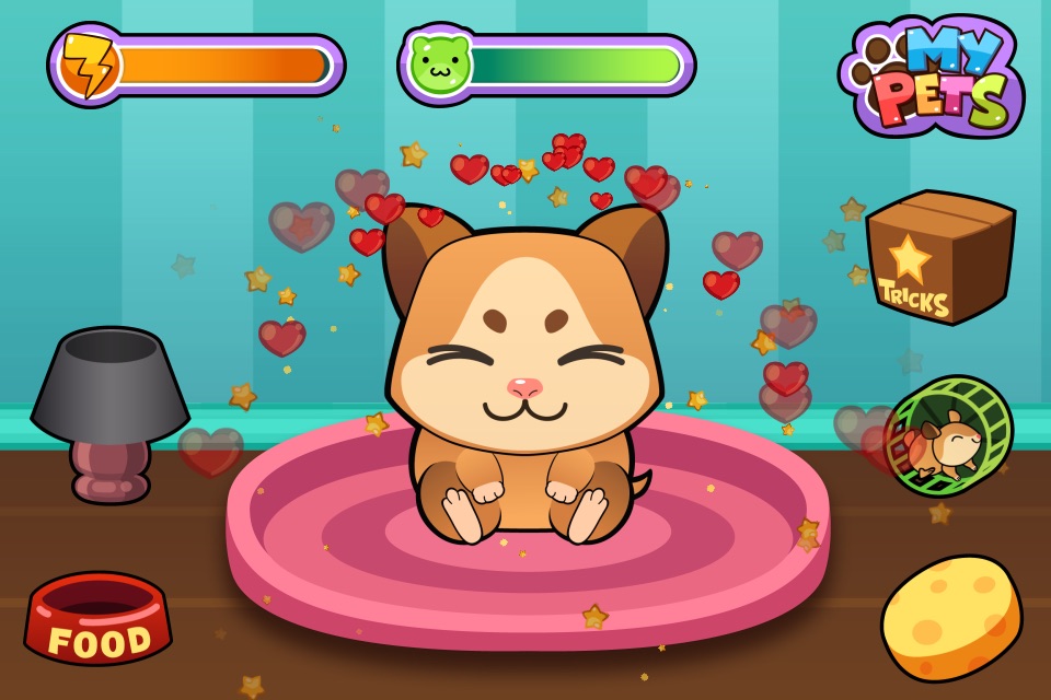 My Virtual Hamster ~ Pet Mouse Game for Kids, Boys and Girls screenshot 2