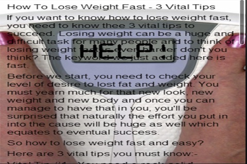 How To Lose Weight Fast - Learn How To Lose Weight Fast Now! screenshot 3