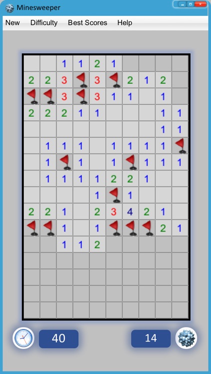 Windows 7 Minesweeper