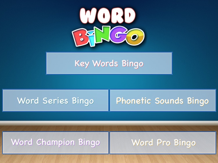 Home Schooling Word Bingo HD