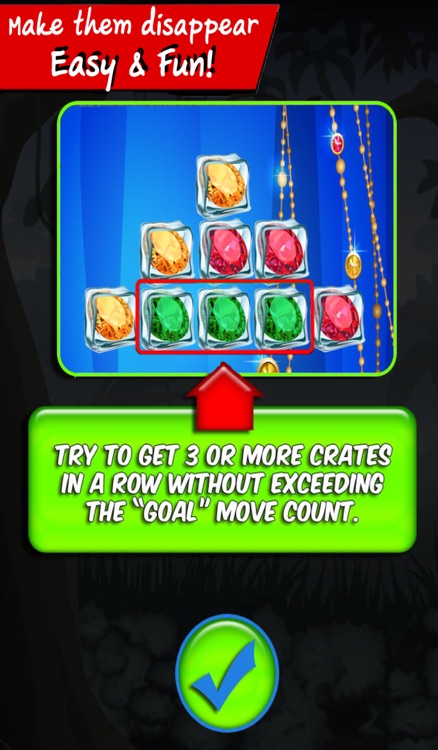 Jewel puzzle : Gems ice block puzzle match color diamond