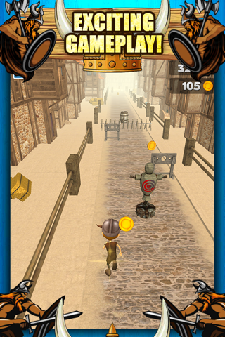 3D Viking Run Infinite Runner Game with Endless Racing by Parkour Fun Games FREE screenshot 2