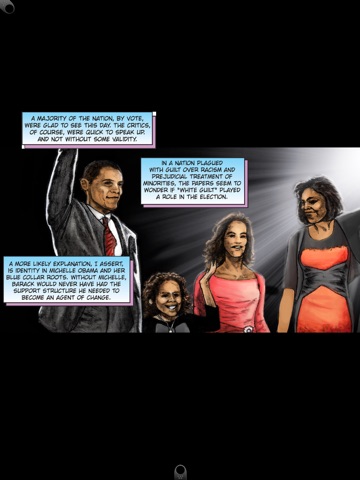 Female Force: Michelle Obama by Blue Water Comics and Auryn Apps. (iPad Lite Version) screenshot 2