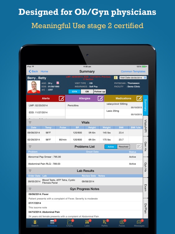 nAble Ob/Gyn EMR