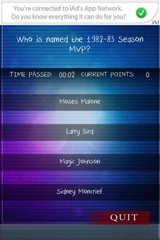 Basketball Trivia - Quiz game for Basketball fans and lovers screenshot 4