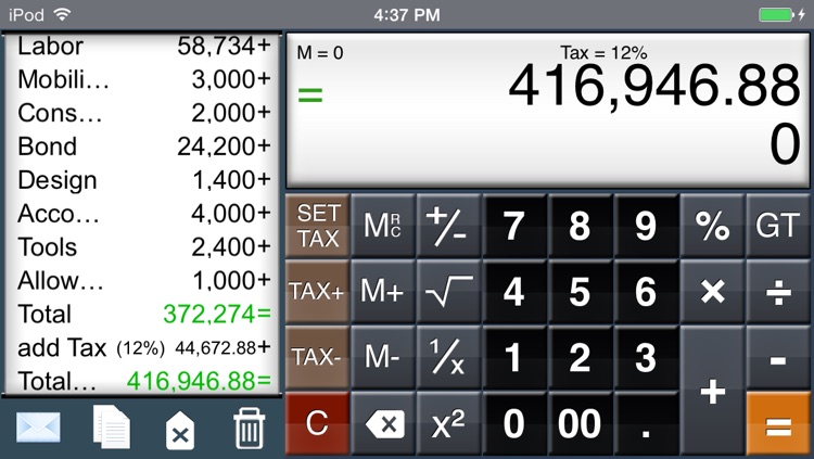 EZ-Digits HD Calculator screenshot-3