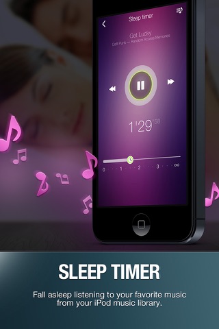 Alarm Clock Wake Up Time with musical sleep timer & local weather info screenshot 2