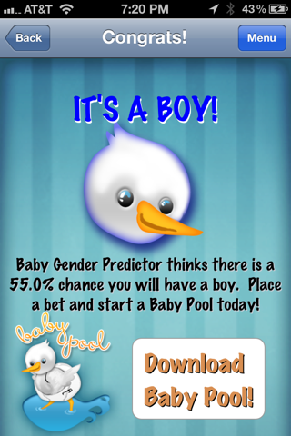 Baby Gender Predictor Universal screenshot 4