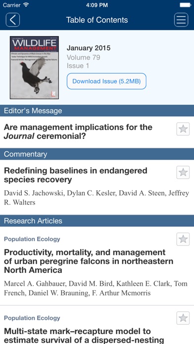 【图】The Journal of Wildlife Management(截图1)