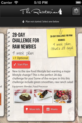 Rawtarian's Raw Meal Plans screenshot 2