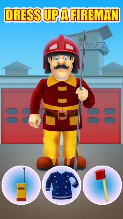 Fun Policeman / Fireman Dressing up PRO game - KIDS SAFE APP NO ADVERTS