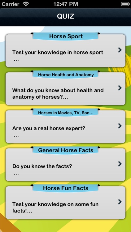 Absolute Horse Quiz Game: facts and trivia questions for fans to test your knowledge about horses