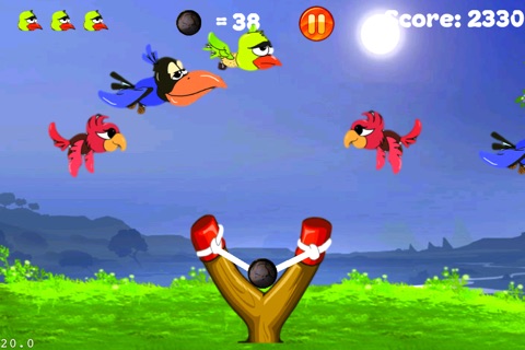 Angry Flappy Slingshot Bird Prey Safari: Pull Sling to Shoot Eagle,Robin,Parrot,Turkey, Owl & Toucan Flyer screenshot 2