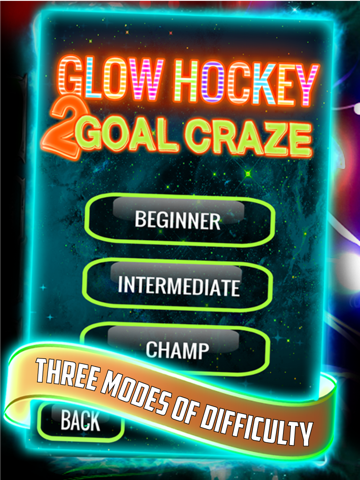 Glow Hockey - 2 Goal Craze screenshot 4