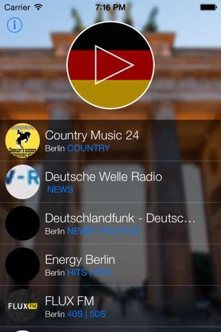 Deutschland Radio - Hör deutsche Radiosendern, Musik und Live-Nachrichten screenshot 4