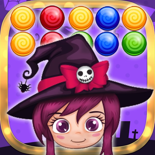 Bubble Game - Little Witch Halloween Icon