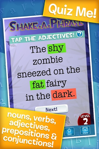 Shake-a-Phrase: Fun With Words and Sentences screenshot 3